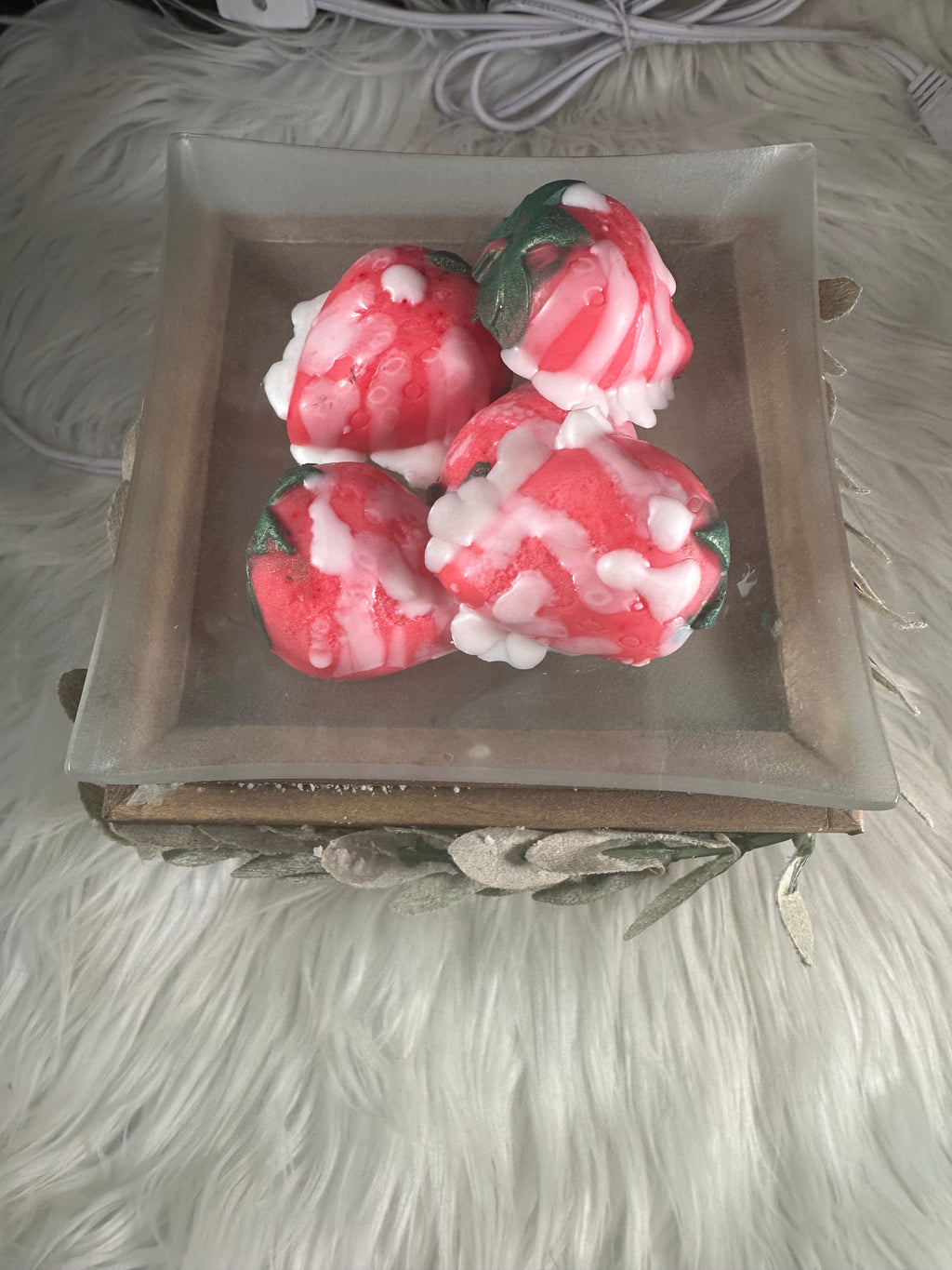 Strawberries and cream wax melts