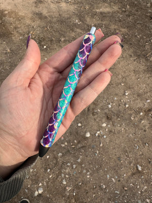 Mermaid glitter pen