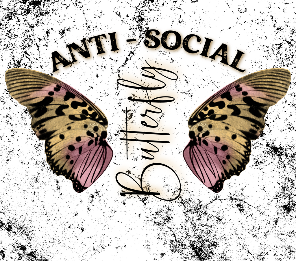Anit-Social Butterfly Tumbler