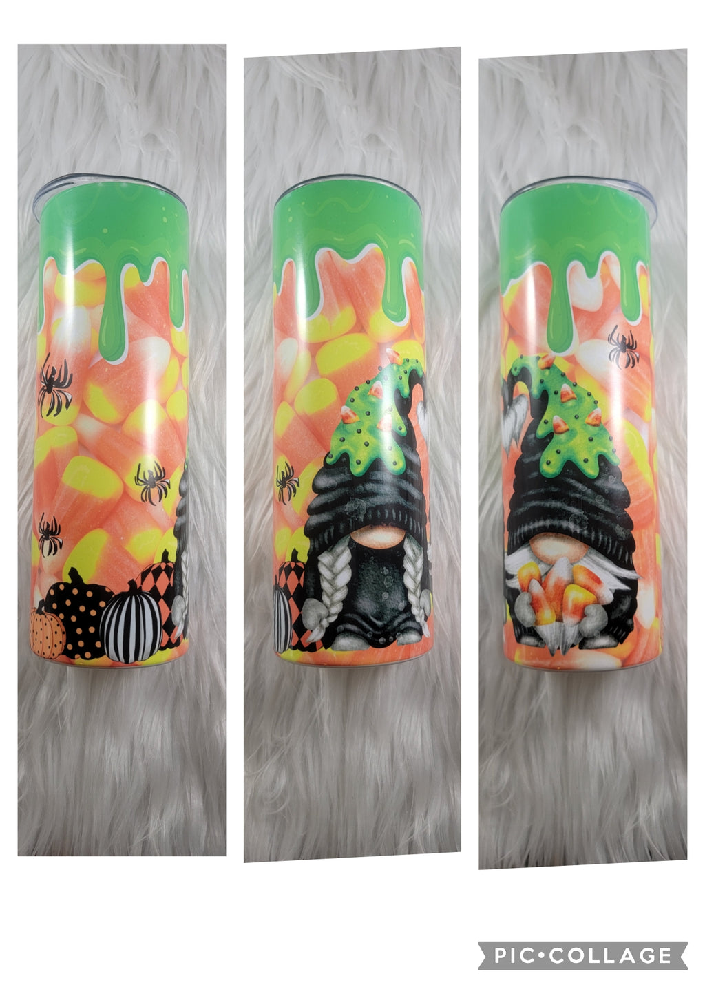 Spooky Candy Gnome tumbler