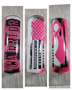 Ready to go breast cancer awareness  tumbler